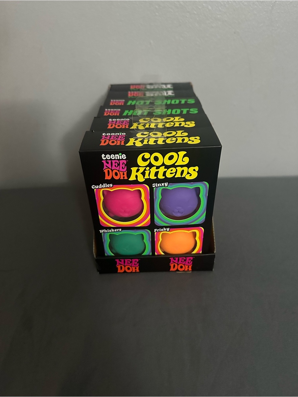 Teenie Nee Doh Cool Kittens 4-Pack — Pink, Purple, Green, Orange ALL for $210